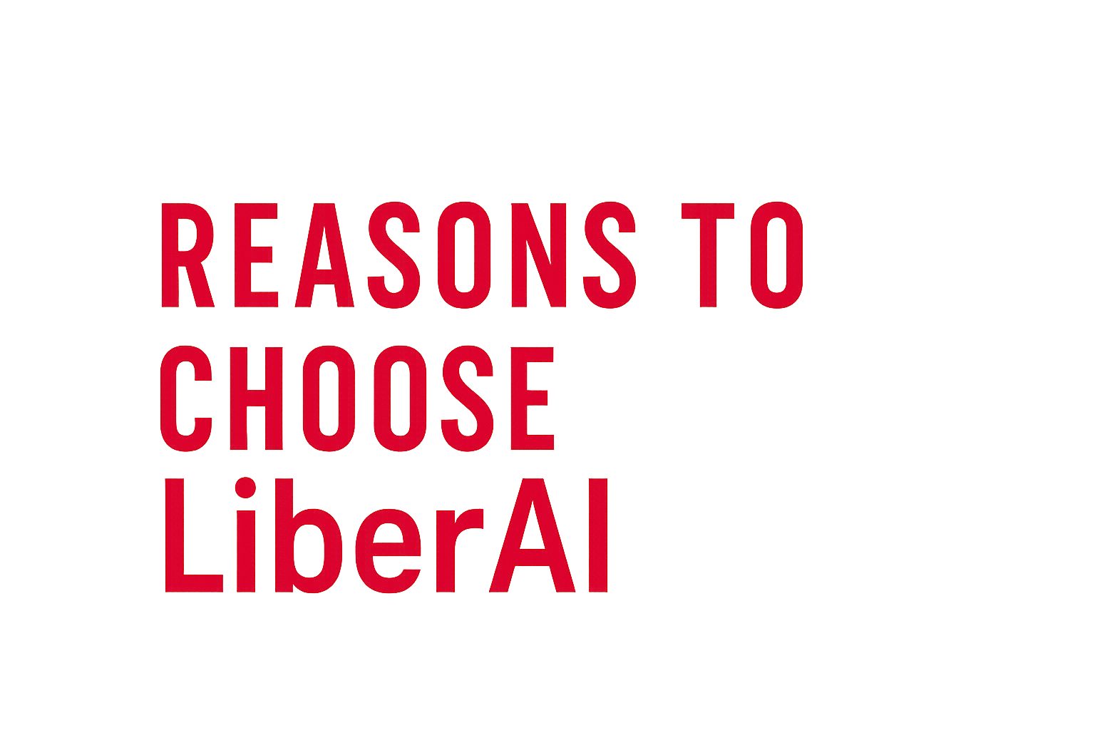 なぜLiberAIなのか